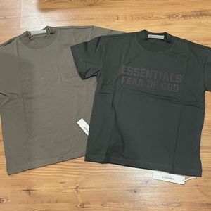 NWT 2 ESSENTIALS FEAR OF GOD T SHIRTS BOYS 12